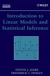 Book cover of Introduction to Linear Models and Statistical Inference by Steven J. Janke