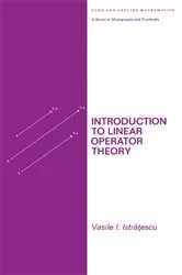 Book cover of Introduction to Linear Operator Theory by Vasile I. Istratescu