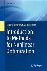Book cover of Introduction to Methods for Nonlinear Optimization by Unknown