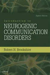Book cover of Introduction to Neurogenic Communication Disorders (8th ed.) by Brookshire PhD, CCC/SP, Robert H.