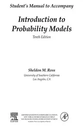 Book cover of Introduction to Probability Models, Student Solutions Manual (e-only) by Sheldon M. Ross
