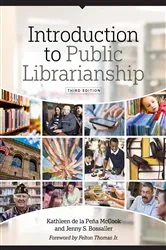 Book cover of Introduction to Public Librarianship by Kathleen de la Peña McCook
