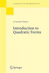 Book cover of Introduction to Quadratic Forms by Unknown