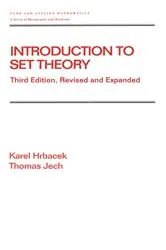 Book cover of Introduction to Set Theory, Revised and Expanded (3rd ed.) by Karel Hrbacek