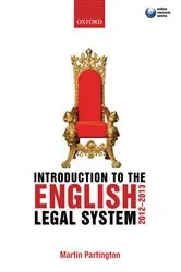 Book cover of Introduction to the English Legal System 2012-2013 (7th ed.) by Martin Partington