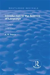 Book cover of Introduction to the Science of Language (4th ed.) by A. H. Sayce