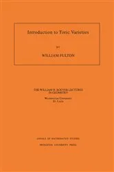 Book cover of Introduction to Toric Varieties by Unknown