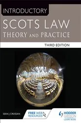Book cover of Introductory Scots Law Third Edition by Unknown