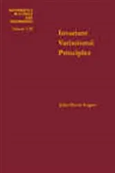 Book cover of Invariant Variational Principles by Logan