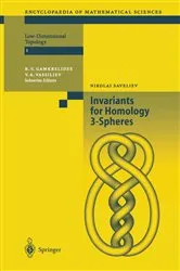 Book cover of Invariants of Homology 3-Spheres by Nikolai Saveliev