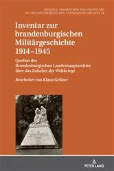 Book cover of Inventar zur brandenburgischen Militaergeschichte 1914−1945 by Klaus Neitmann
