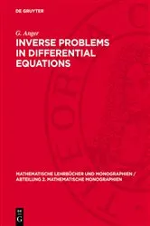 Book cover of Inverse Problems in Differential Equations by G. Anger