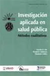Book cover of Investigación aplicada en salud pública by Pan American Health Organization