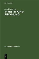 Book cover of Investitionsrechnung by Unknown
