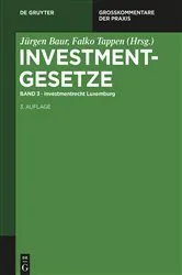 Book cover of Investmentrecht Luxemburg (3rd ed.) by Unknown