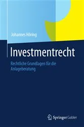 Book cover of Investmentrecht by Unknown