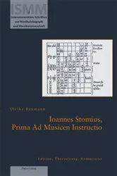 Book cover of Ioannes Stomius, Prima Ad Musicen Instructio by Peter M. Krakauer