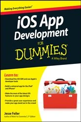 Book cover of iOS App Development For Dummies by Jesse Feiler
