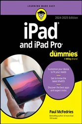 Book cover of iPad and iPad Pro For Dummies (13th ed.) by Paul McFedries