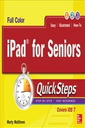 Book cover of iPad for Seniors QuickSteps by Marty Matthews
