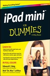 Book cover of iPad mini For Dummies (3rd ed.) by Edward C. Baig
