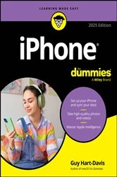 Book cover of iPhone For Dummies, 2025 Edition (16th ed.) by Guy Hart-Davis