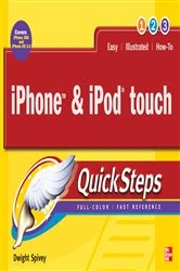 Book cover of iPhone & iPod touch QuickSteps by Dwight Spivey