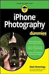 Book cover of iPhone Photography For Dummies by Mark Hemmings