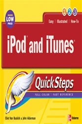 Book cover of iPod and iTunes QuickSteps by Eliot Van Buskirk