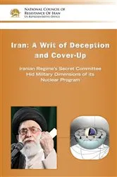Book cover of IRAN-A Writ of Deception and Cover-up by NCRI- U.S. Representative Office