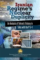 Book cover of Iranian Regime's Nuclear Duplicity by NCRI- U.S. Office