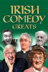 Book cover of Irish Comedy Greats by Liam McCann