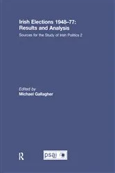 Book cover of Irish Elections 1948-77: Results and Analysis by Michael Gallagher