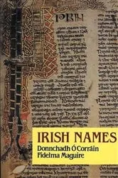 Book cover of Irish Names by Unknown
