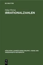 Book cover of Irrationalzahlen (3rd ed.) by Oskar Perron