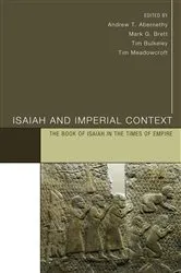 Book cover of Isaiah and Imperial Context by Andrew Abernethy