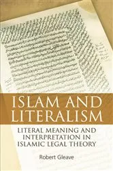 Book cover of Islam and Literalism by Robert Gleave