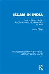 Book cover of Islam in India by Ja'far Sharif