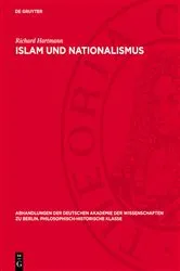 Book cover of Islam und Nationalismus by Richard Hartmann
