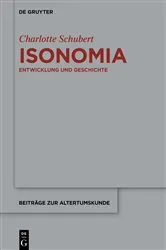 Book cover of Isonomia by Charlotte Schubert