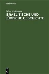 Book cover of Israelitische und jüdische Geschichte (9th ed.) by Julius Wellhausen