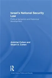 Book cover of Israel's National Security Law by Amichai Cohen