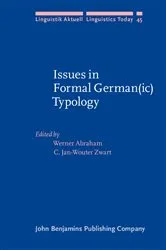 Book cover of Issues in Formal German(ic) Typology by Werner Abraham
