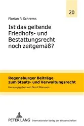 Book cover of Ist das geltende Friedhofs- und Bestattungsrecht noch zeitgemaeß? by Gerrit Manssen