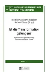 Book cover of Ist die Transformation gelungen? by Friedrich-Christian Schroeder