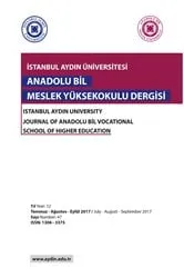 Book cover of ISTANBUL AYDIN UNIVERSITY JOURNAL OF ANADOLU BIL VOCATIONAL SCHOOL OF HIGHER EDUCATION by Unknown
