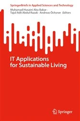 Book cover of IT Applications for Sustainable Living by Muhamad Husaini Abu Bakar