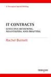 Book cover of IT Contracts: Effective Negotiating and Drafting by Rachel Burnett