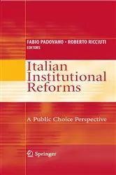 Book cover of Italian Institutional Reforms: A Public Choice Perspective by Fabio Padovano
