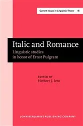 Book cover of Italic and Romance by Herbert J. Izzo